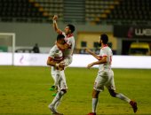  صور.. أوباما يحرز الهدف الثانى للزمالك أمام المقاولون العرب بأسيست رائع من السعيد