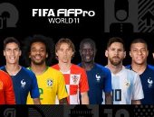 "فيفا" يكشف كيف اختار التشكيلة المثالية لأفضل 11 لاعب فى العالم