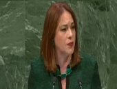 فيديو.. رئيس الجمعية العامة للأمم المتحدة تدعو لتحقيق السلام فى الشرق الأوسط