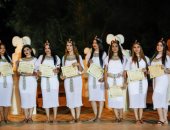 بدء حفل تكريم ملكات جمال العرب فى القرية الفرعونية باستعراض تاريخى 