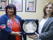 وزيرة الثقافة الأردنية تستقبل إيناس عبد الدايم لبحث تعزيز التعاون الثقافى