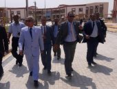 محافظ أسوان يفتتح مبانى كليات الألسن والحقوق والتجارة