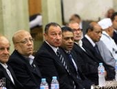 صور.. محمود الخطيب يحضر عزاء عادل هيكل نجم حراسة الأهلي السابق