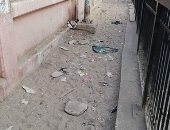 قارئ يشكو من سوء حالة  رصيف مشاه بمحطة مترو جامعة القاهرة