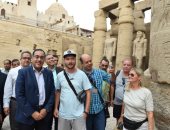 صور.. رئيس الوزراء يزور معبد الأقصر لمتابعة أعمال البعثات الأثرية بالمعبد