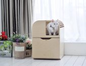شركة تصنع أثاثا منزليا مخصصا للقطط.. "مش هتخبى الليتر بوكس تانى"