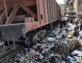 خروج 4 عربات من قطار بضائع فى إمبابة دون وقوع إصابات