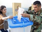 صور.. إغلاق صناديق الاقتراع أمام العسكريون فى الانتخابات البرلمانية بكردستان