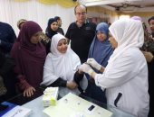 رئيس مدينة قليوب تشارك بحملة فيروس سى.. وتؤكد: عملت تحليل لحث المواطنين على المبادرة