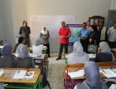 فيديو وصور.. محافظ المنوفية يتفقد مدرسة الشهيد أحمد عبد الرحيم السرسى