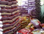 ضبط 16 طن أرز مجهول المصدر بمخزن مواد غذائية بالساحل