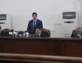 صور.. بدء جلسة النطق بالحكم على محمد بديع و13 آخرين بـ"أحداث مكتب الإرشاد"