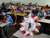 صور.. تلاميذ فلسطينيون يؤبنون زميلا قتلته قوات الاحتلال على حدود غزة