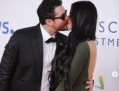 فيديو.. زوجة أحمد الفيشاوى فى وصلة رقص بلدى احتفالا بزفافهما 