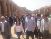 صور.. وزير الآثار: نسعى لنقل صورة جذابة لمصر السياحية