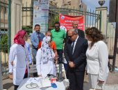محافظ الغربية يتفقد حملة التبرع بالدم بالتعاون مع مركز الدم الإقليمى بطنطا