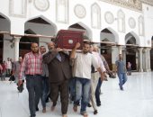 صور.. قيادات الأزهر يتقدمون الصفوف فى جنازة الدكتور طه أبو كريشة