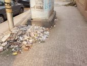 قارئ يشكو من انتشار القمامة بشارع الثورة بمنطقة الدقى