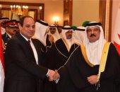 العاهل البحرينى يشيد بالدور التاريخى العريق لمصر فى ترسيخ مبادئ السلام