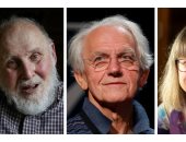 صور.. أرثر أشكين وجيرار مورو ودونا ستريكلاند الفائزين بجائزة نوبل للفيزياء