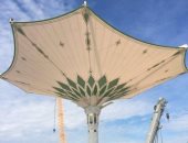 السعودية تستعد لتركيب أكبر مظلة فى العالم بالمسجد الحرام