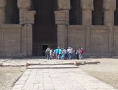 صور.. معبد دندرة يستقبل 26 ألف سائح و20 ألف زائر مصرى منذ بداية 2018