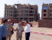 صور.. وزير التعليم العالى يتفقد إنشاءات جامعة الملك سلمان بجنوب سيناء