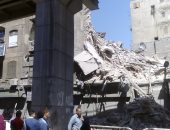 انهيار عقار من 5 طوابق فى الموسكى دون خسائر فى الأرواح