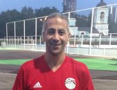 أسامة عبد الكريم مدرب حراس المنتخب الأوليمبى يحتفل بعيد ميلاده 