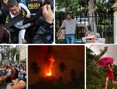 صور.. العالم هذا الصباح.. ثوران بركان جزيرة سولاويزى وسحب رمادية تغطى سماء إندونيسيا.. احتجاجات فى بيرو ضد إلغاء قرار العفو عن الرئيس الأسبق فوجيمورى.. ومظاهرات فى الأرجنتين بسبب سوء الأوضاع الاقتصادية
