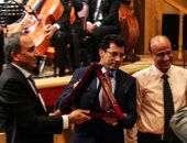 صور.. وزير الشباب ونقيب الصحفيين يشاركان فى حفل انتصارات أكتوبر