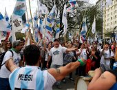 صور.. مظاهرات أمام البرلمان الأرجنتينى احتجاجا على سوء الأوضاع الاقتصادية