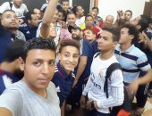 صور.. الفكرية يحتفل بصعوده لدور الـ32 بكأس مصر وملاقاة الدراويش 
