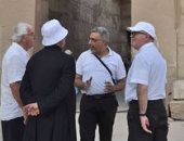 تفاصيل زيارات وفد الكنيسة الكاثوليكية بإيطاليا لمعالم الأقصر × 14 معلومة