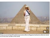 صحف العالم تحتفى بزيارة ميلانيا ترامب للأهرامات وأبو الهول
