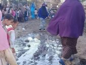 قارئ يشكو انتشار مياه الصرف الصحى بشوارع قرية عبد الباعث الفقى بكفر الشيخ