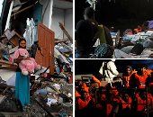 صور.. العالم هذا الصباح.. ارتفاع حصيلة ضحايا زلزال هايتى إلى 14 شخصا.. الإندونيسيون يبحثون عن ذكرياتهم الضائعة وسط المنازل المنهارة من الزلزال وتسونامى.. وصول 120 مهاجرا إلى مالطا بعد إنقاذهم فى البحر المتوسط