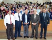 محافظ بورسعيد يحذر طلاب الجامعة من حرب الشائعات ضد الدولة