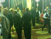 رجال القضاء والأمن فى عزاء ممدوح مرعى وزير العدل الأسبق بالإسكندرية.. صور
