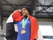 نعمة سعيد تحرز فضية رفع الأثقال فى أولمبياد الشباب 