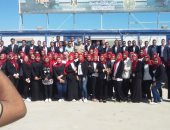 انطلاق الفوج الأول من شباب الجامعات المصرية لزيارة مدينة العلمين الجديدة
