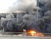 شركة أنابيب البترول: السيطرة على حريق بمستودع سولار دون إصابات