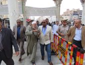 مدير أمن الغربية يتفقد تأمين مسجد السيد البدوى أثناء الاحتفالات بمولده