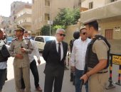 صور.. مدير أمن البحيرة يتفقد خدمات تأمين الكنائس