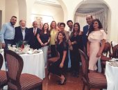 دانا حمدان تحتفل بعيد ميلادها فى منزل السفير الأردنى