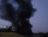 فيديو وصور.. قراء اليوم السابع يرصدون حريقا هائلا بشبين الكوم