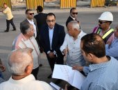 وزير الإسكان يتفقد أعمال تطوير طريق الواحات بمدينة 6 أكتوبر