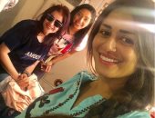 صور... منة فضالى تبدأ تصوير أول مشاهدها فى فيلم "زنزانة 7" 