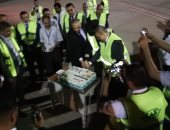 صور.. "مصر للطيران" تحتفل بوصول أولى الرحلات السويسرية لمطار الغردقة