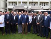 مصطفى مدبولى يتفقد المركز  الجامعى للتطوير المهنى بجامعة المنصورة 